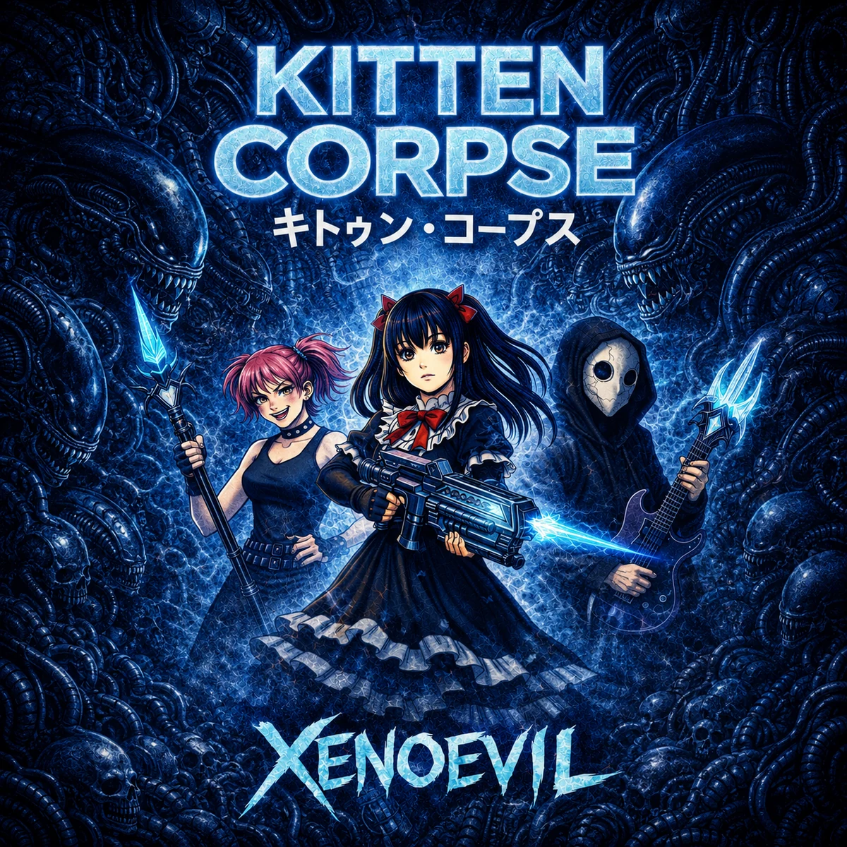 Kitten Corpse Xenoevil artwork